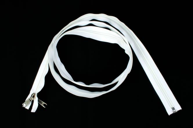YKK Reißverschlüsse 10 mm teilbar weiß, 100 cm
