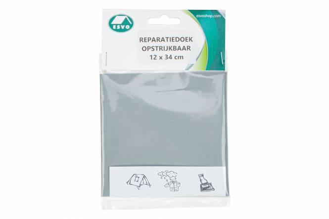 Zeltstoff Reparatursatz grau