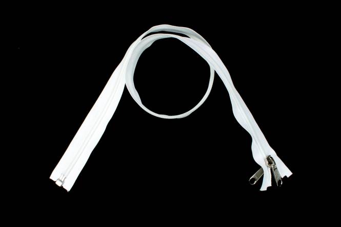 YKK Reißverschlüsse 10 mm teilbar weiß, 500 cm