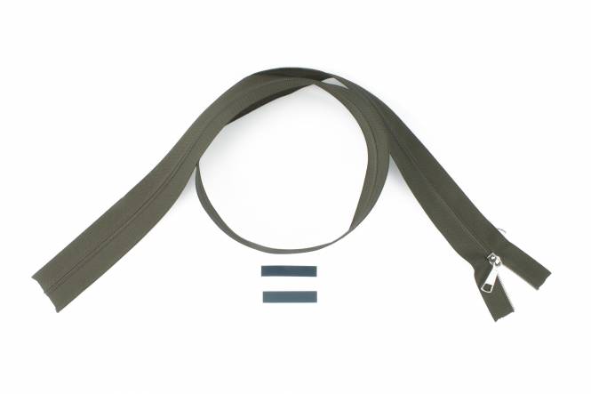 YKK Spiralreißverschlüsse 5 mm nicht teilbar dunkelgrau [CLONE]