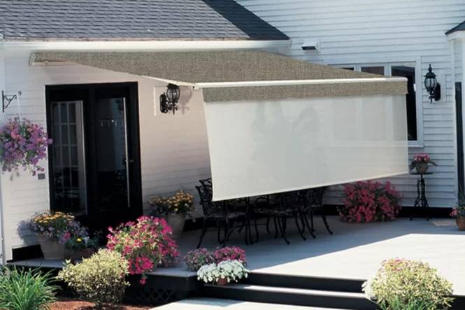 Screentuch ESVO Sunblocker 350 Gr/M² 160 cm, weiss
