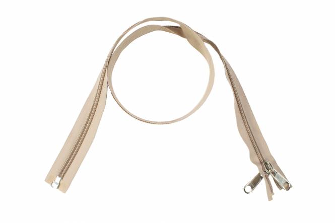 YKK Reißverschlüsse 10 mm teilbar sand, 800 cm