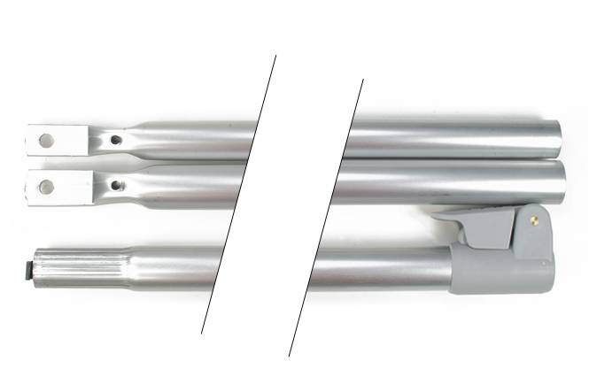 Teleskopierbare Aluminium Firststab 25/22 mm 165 - 245 cm, 3 teilig