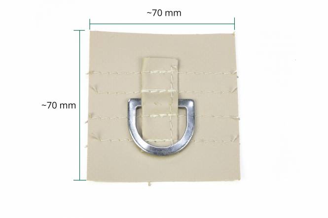 ESVO Verstärkungsquadrat, dunkelbeige, 70 × 70 mm [CLONE]