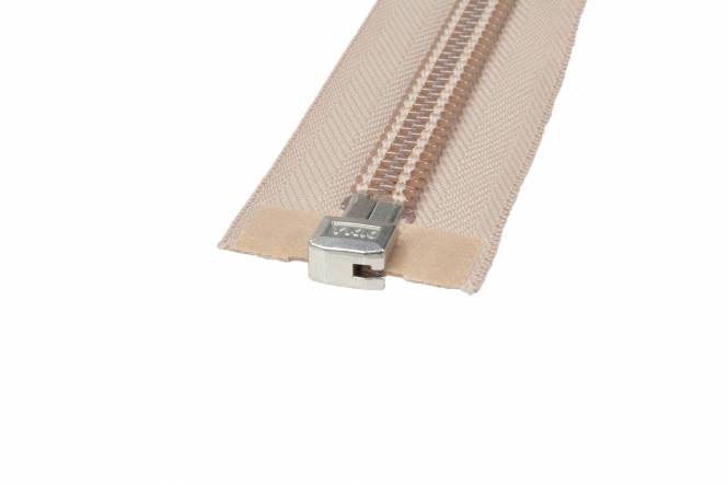 YKK Reißverschlüsse 10 mm teilbar sand, 450 cm