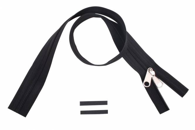 YKK Reißverschlüsse 6 mm nicht teilbar schwarz