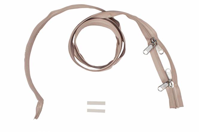 YKK Reißverschlüsse 10 mm nicht teilbar O-form sand