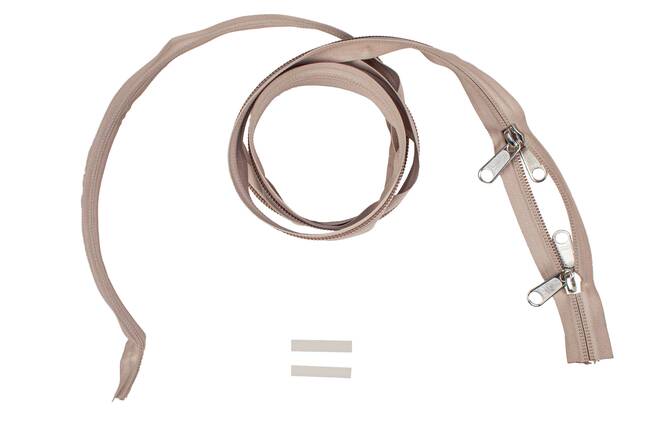 YKK Reißverschlüsse 10 mm nicht teilbar O-form sand