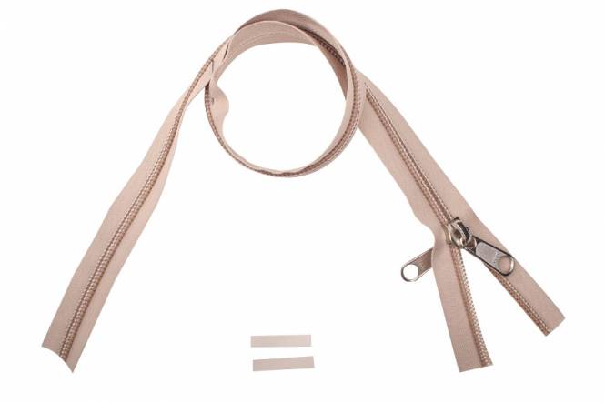 YKK rits 10 mm niet deelbaar beige