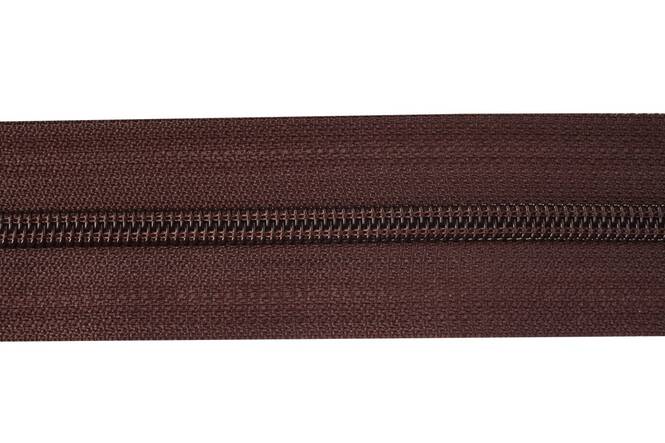 YKK Reißverschlüsse 8 mm nicht teilbar O-form braun