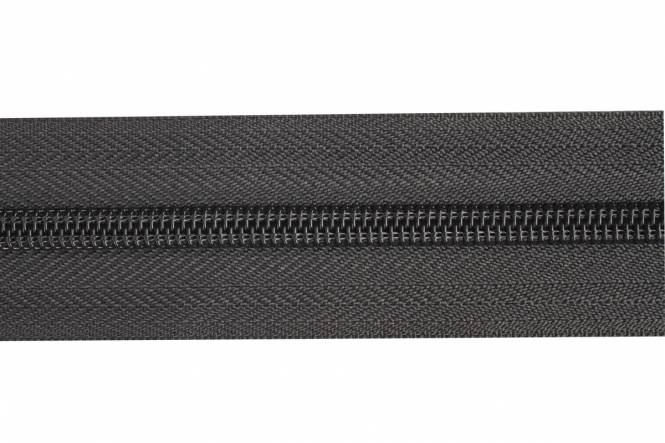 YKK Reißverschlüsse 5 mm nicht teilbar X-form, dunkelgrau