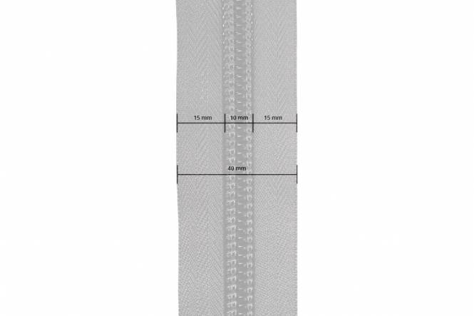 ESVO Reißverschlüsse 10 mm nicht teilbar X-form, sand
