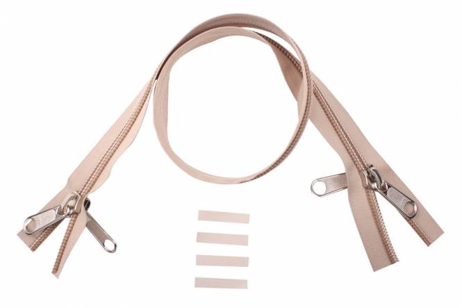 YKK Reißverschlüsse 10 mm nicht teilbar X-form sand