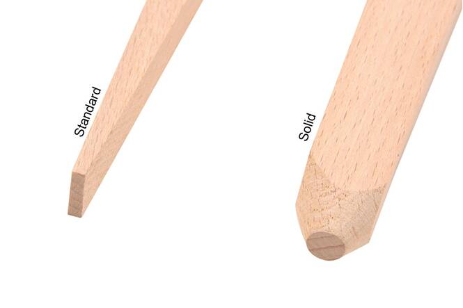 Zelthering Solid, 40 cm holz, extra dick und mit abgerundeter Spitze [CLONE]