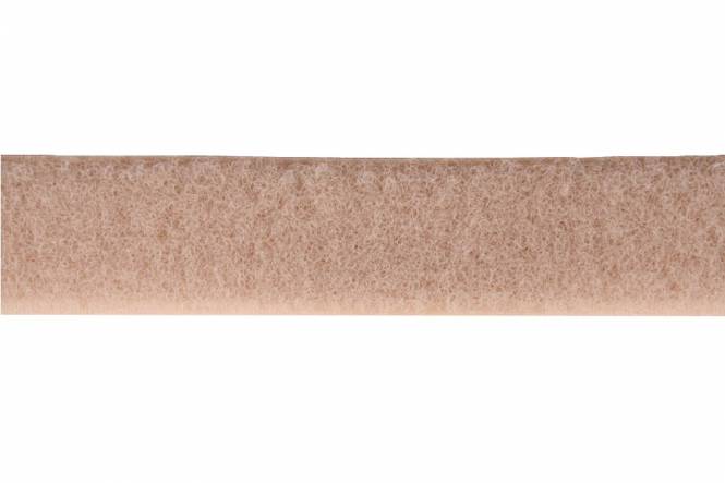 Klettband 50 mm beige, weiche Seite, Flausch