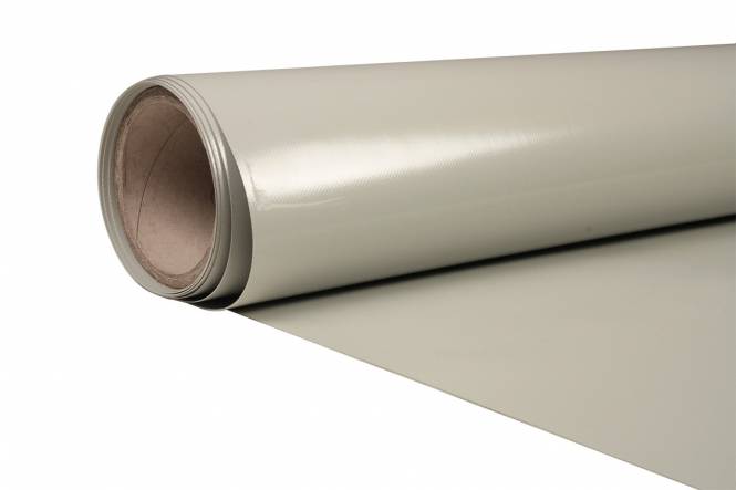Verstärktes PVC für Abdeckplane und mehr, grau 650 Gr./M²