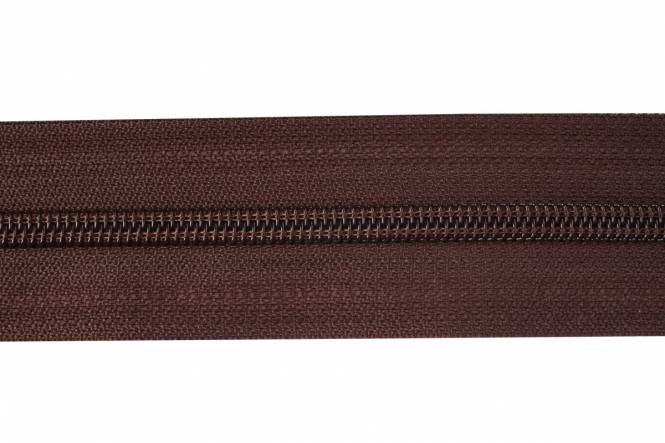 YKK Reißverschlussband 6 mm nicht teilbar, braun