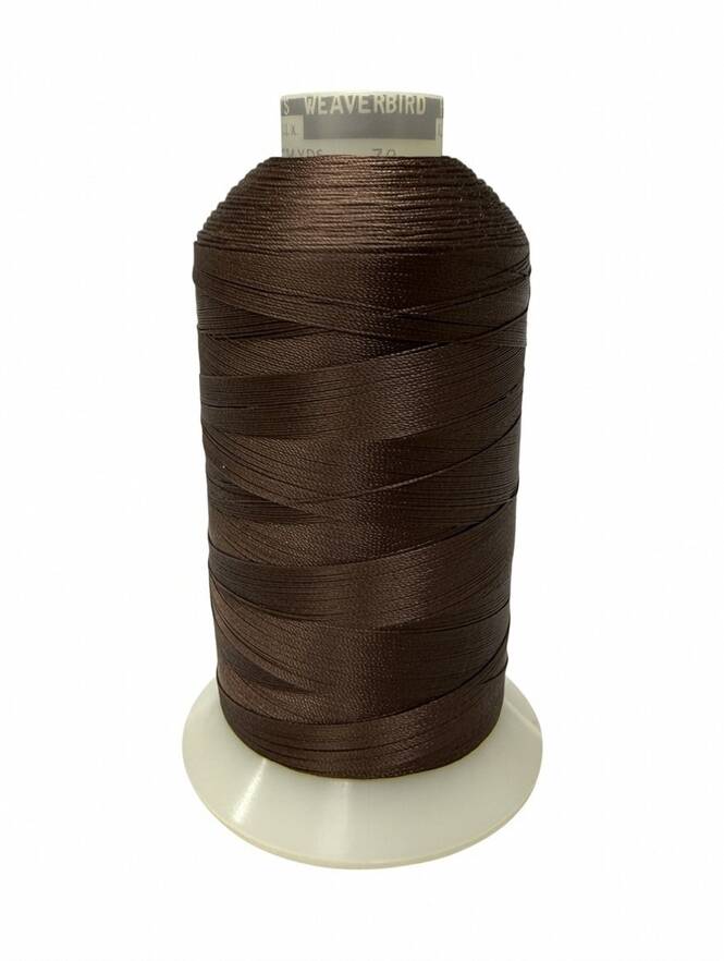 Barbour Weaverbird Nähgarn polyester wasserabweisend, dicke 30, 2500 Meter, braun