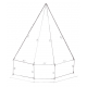 Seitenschirm Pyramide 6 Super