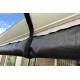 Screentuch ESVO Sunblocker 350 Gr/M² 150 cm, schwarz [CLONE]