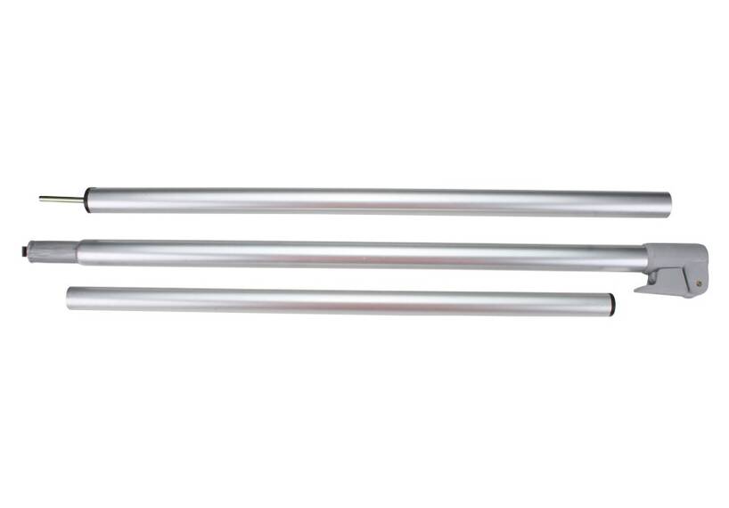 ESVO Teleskopierbare Aluminium Aufstellstab 25/22 mm, 3 teilig 165-245 cm + Powergrip
