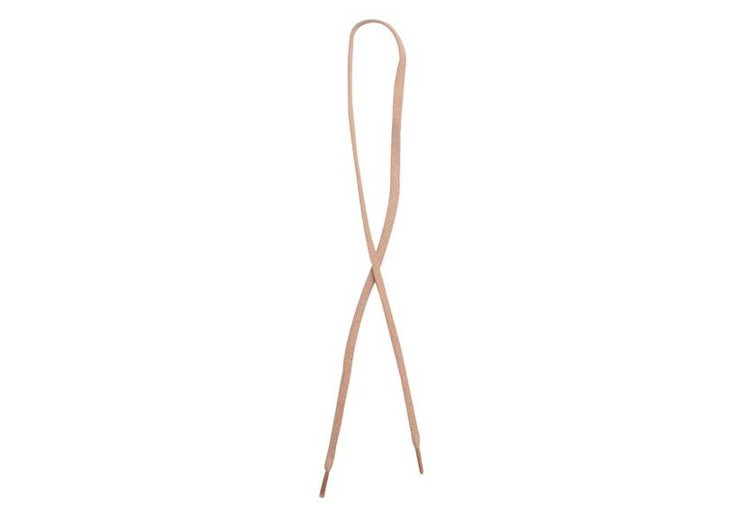 Schnürsenkel flach 45 cm, beige