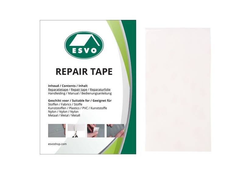 ESVO Tape dauerhafte und permanente Stoffreparatur 28 x 7,6 cm