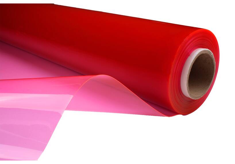 Transparant Zeltfensterfolie FR 140 cm, 0,60 mm, Rosa