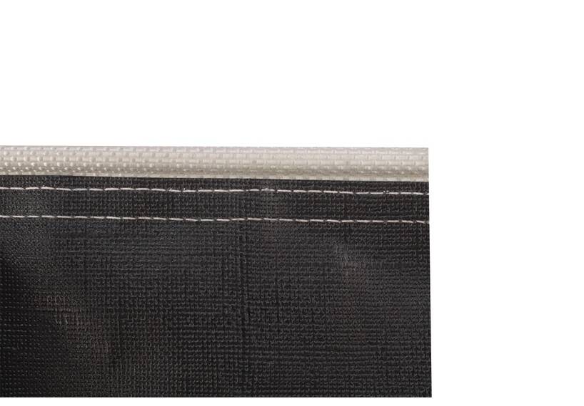Wohnwagenschürtze / WINDBLENDE maßgeschneidert heavy duty, Schwarz