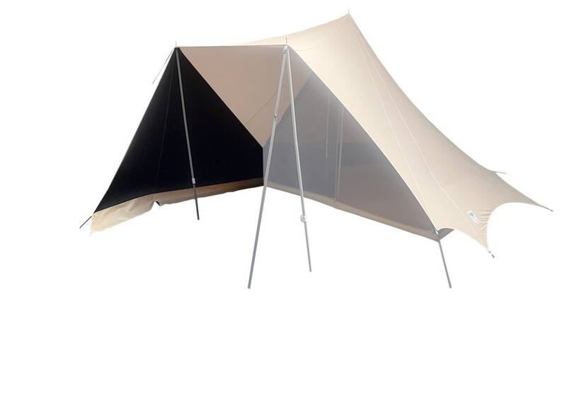 Seitenschirm Bedouin 240 schwarz
