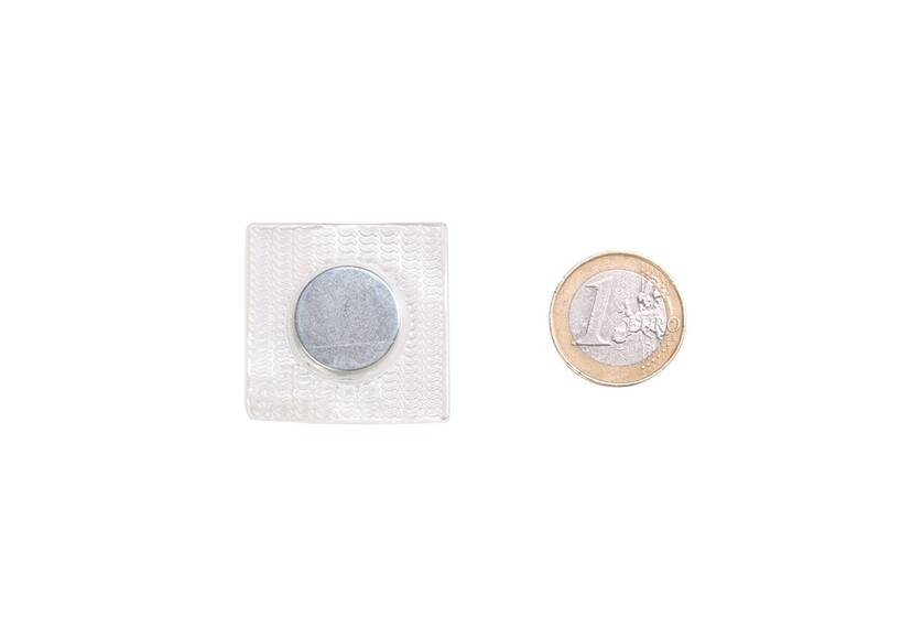 Einnähbare Magnete, Neodymium, wasserfest, 18 mm x 2 mm