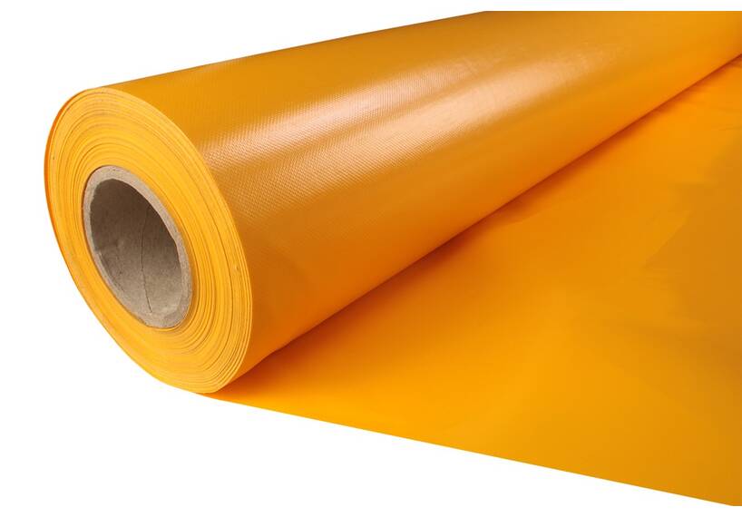 Verstärktes PVC für Abdeckplane, gelb RAL 1003 250 cm, 650 Gr./M²