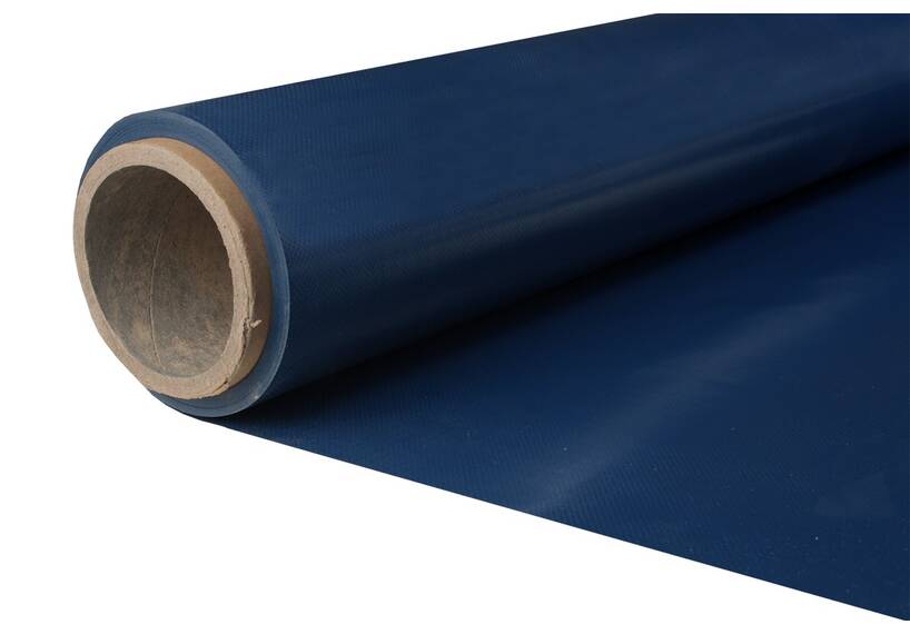 Verstärktes PVC für Abdeckplane, navy blau RAL 5013 250 cm, 650 Gr./M²