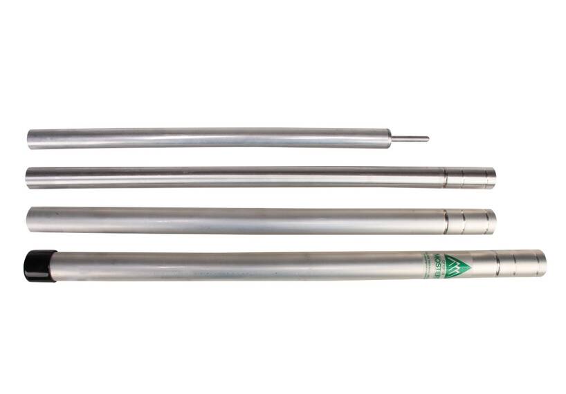 MOSTERT teleskopierbare Zeltstange 150 cm, 4 teilig