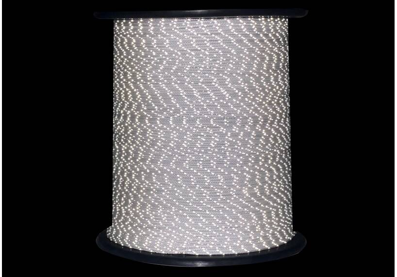 Reflektierendes Zeltschnurr 3,5 mm, weiß