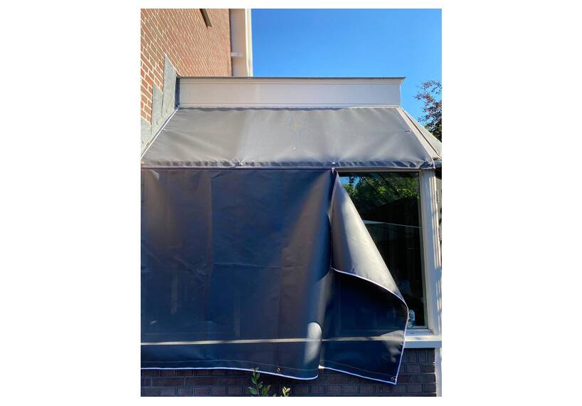 Screentuch ESVO Sunblocker 350 Gr/M² 160 cm, weiss