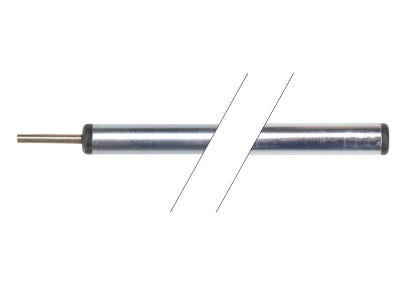 Zeltstang 19 mm stahl 145 cm blau-passiviert