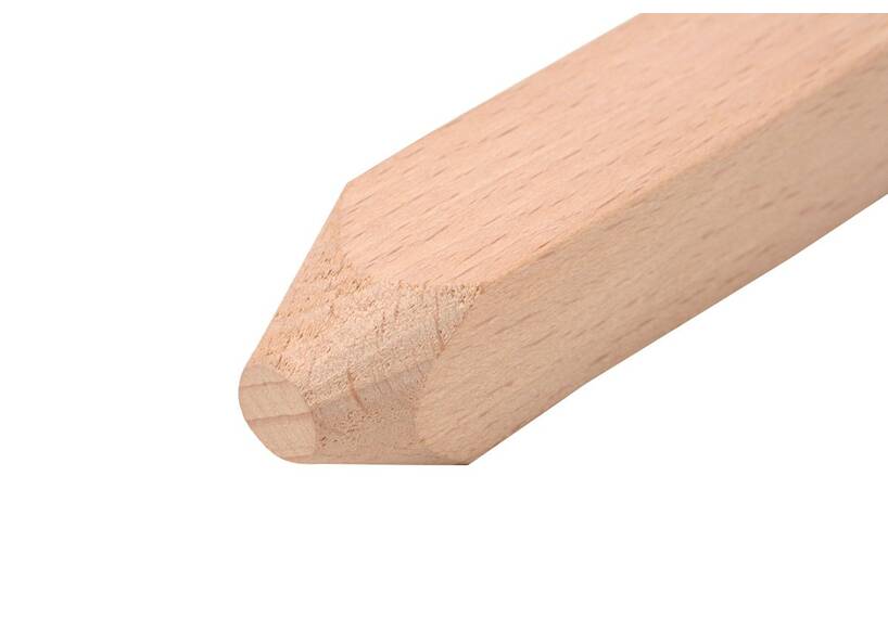 Zelthering Solid, 40 cm holz, extra dick und mit abgerundeter Spitze, 100-PACK