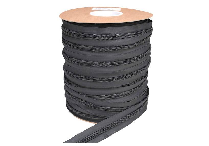 ESVO Reißverschluss Rolle 10 mm nicht teilbar, grau