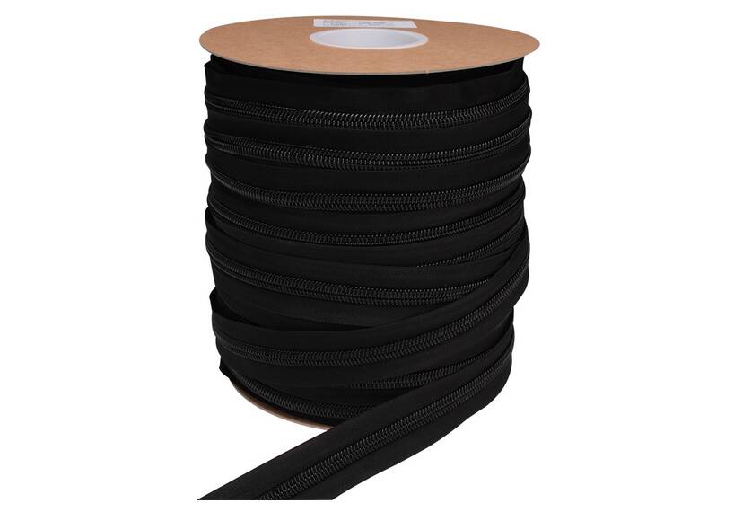 ESVO Reißverschluss Rolle 10 mm nicht teilbar, schwarz
