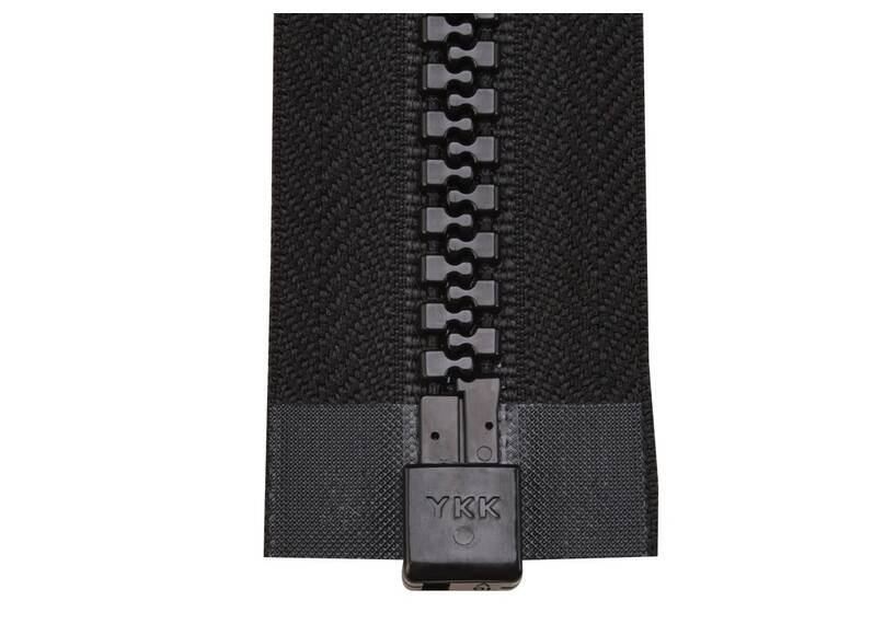 YKK VISLON 10V teilbar schwarz