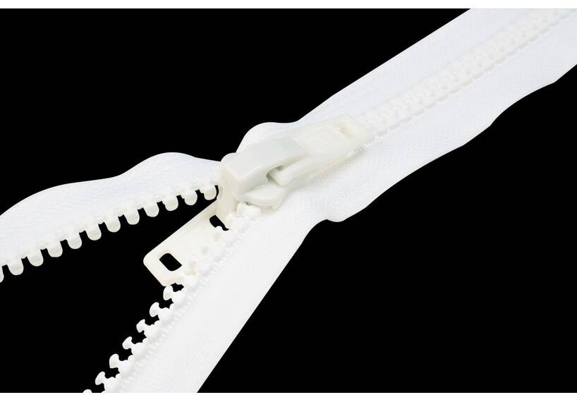 YKK VISLON Profilreißverschlüsse 10 mm 10V teilbar weiß, 250 cm