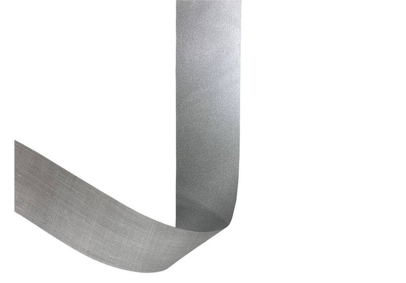 Reflektierender Streifen Rolle 50 Laufmeter, 25 mm, silver