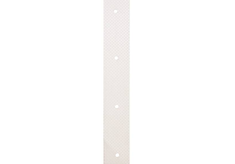 Zeltband 30 mm, PVC, ecru / weiß