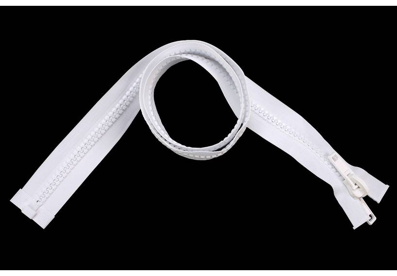 ESVO Profilreißverschlüsse 10 mm teilbar weiß, 200 cm