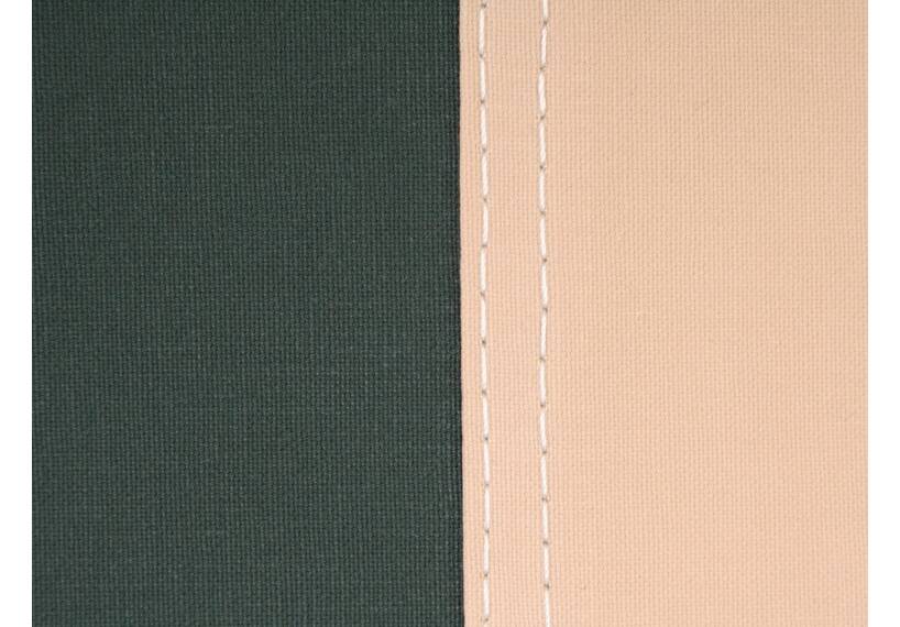 Beige tent met dennengroen front