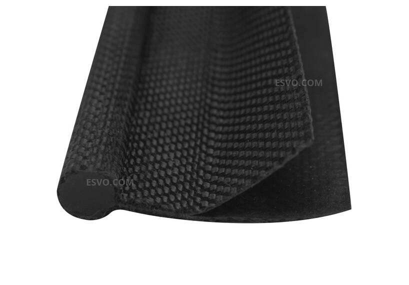 Caravanpees, voortentpees 5 mm met dubbele vlag, zwart