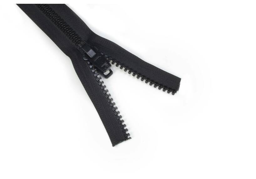 YKK VISLON Profilreißverschlüsse 8,6 mm 10V nicht teilbar schwarz mit Kunststoff auto lock Schieber