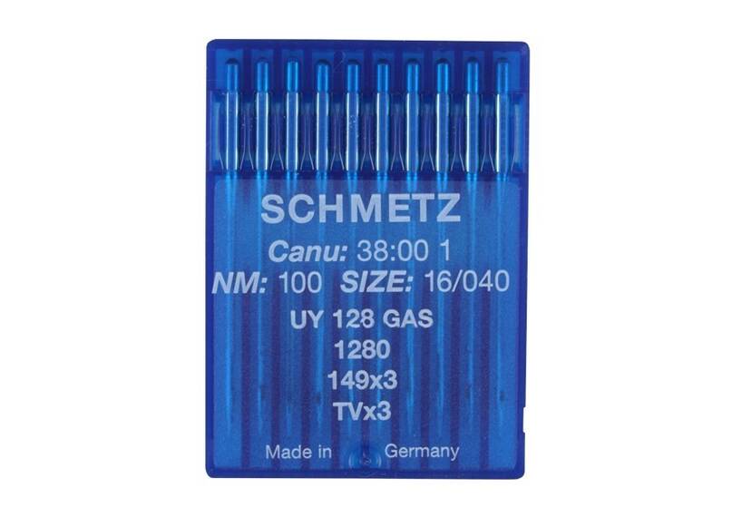 Satz SCHMETZ Nadeln für Speedy Stitcher, 10 Stück, Nadelstärke 100
