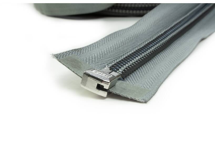 YKK Reißverschlüsse 10 mm teilbar LEICHTGRAU, 250 cm